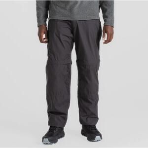 NWT Craghopper Men's‎ Kiwi Convertible Zipper Cargo Pants - Black Pepper US 38 S